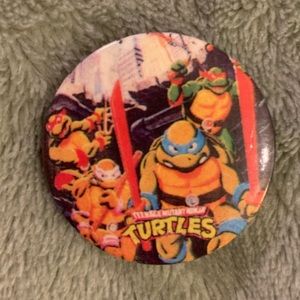 Vintage TMNT 1.5” Button